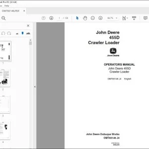 John Deere 455D Crawler Loader Operators Manual - PDF DOWNLOAD