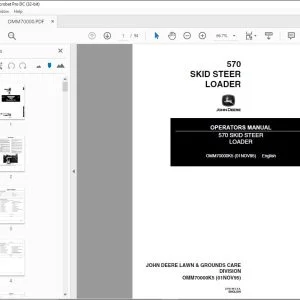 John Deere 570 SKID STEER LOADER Operator's Manual - PDF DOWNLOAD