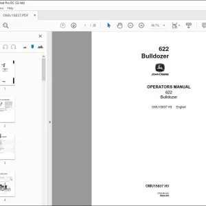 John Deere 622 Bulldozer Operators Manual - PDF DOWNLOAD