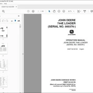 John Deere 653E FELLER-BUNCHER Operators Manual - PDF DOWNLOAD