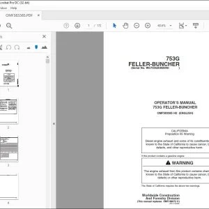 John Deere 753G FELLER-BUNCHER Operator's Manual - PDF DOWNLOAD