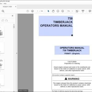 John Deere 758 TIMBERJACK Operators Manual - PDF DOWNLOAD