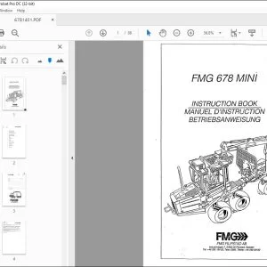 John Deere FMG 678 MINI Instruction Manual - PDF DOWNLOAD
