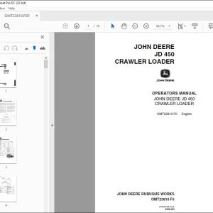 John Deere JD 450 CRAWLER LOADER Operators Manual - PDF DOWNLOAD
