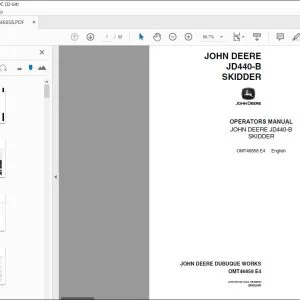 John Deere JD440-B SKIDDER Operators Manual - PDF DOWNLOAD