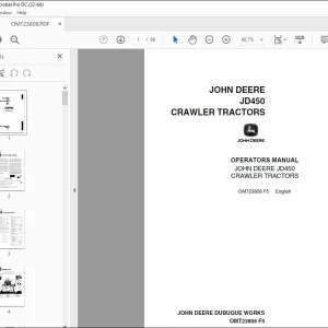 John Deere JD450 Crawler Tractor Operators Manual - PDF DOWNLOAD