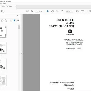John Deere JD455 CRAWLER LOADER Operator's Manual - PDF DOWNLOAD