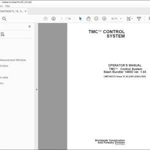 John Deere Slash Bundler 1490D Operator's Manual OMF069570 PDF