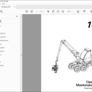 John Deere Timberjack 1070 Harvester Operator Manual F059640 PDF