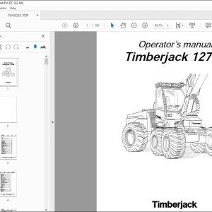 John Deere Timberjack 1270B Operator's Manual - PDF DOWNLOAD