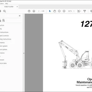 John Deere Timberjack 1270C Harvester Operator Manual - PDF DOWNLOAD