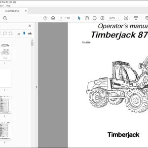 John Deere Timberjack 870B Operator's Manual - PDF DOWNLOAD