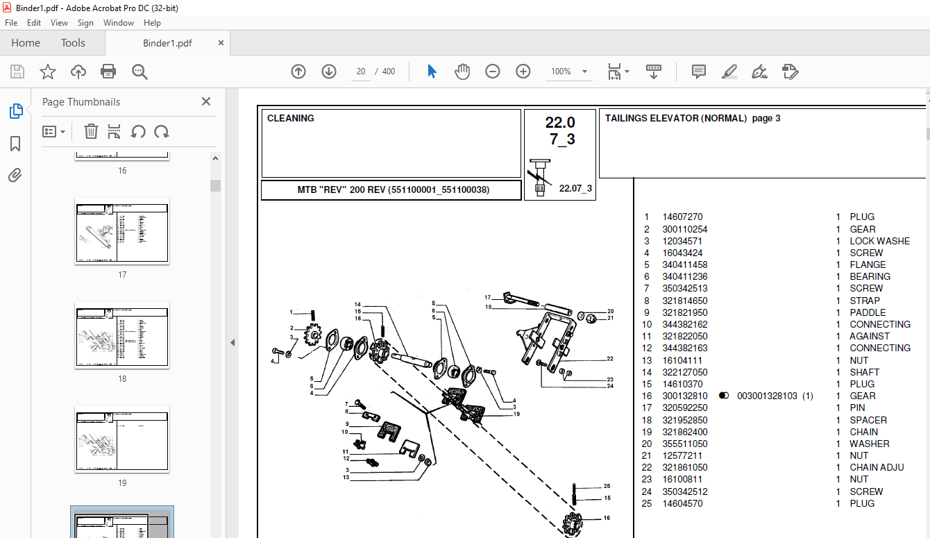 Laverda 200 Rev Agricultural Tractor Parts Manual PDF - HeyDownloads ...