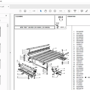 Laverda 200 Rev Agricultural Tractor Parts Manual PDF