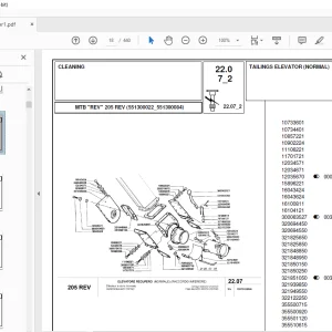 Laverda 205 Rev Agricultural Tractor Parts Manual PDF
