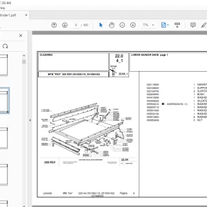 Laverda 225 REV Agricultural Tractor Parts Manual - PDF DOWNLOAD