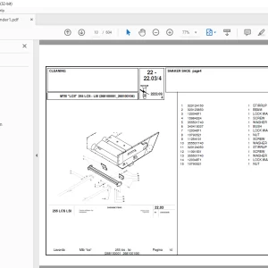 Laverda 255 LCS - LSI Agricultural Tractor Parts Manual - PDF DOWNLOAD