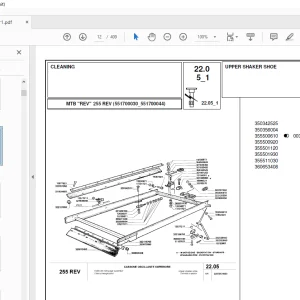 Laverda 255 REV Agricultural Tractor Parts Manual PDF