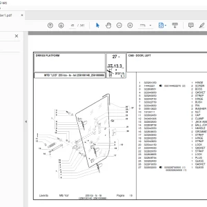 Laverda 255 lcs-ls-lsi  Agricultural Tractor Parts Manual - PDF DOWNLOAD