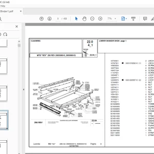 Laverda 256 REV Agricultural Tractor Parts Manual 565500010-565500015 - PDF