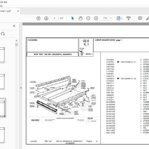 Laverda 256 REV Agricultural Tractor Parts Manual 565500016-565500031 PDF