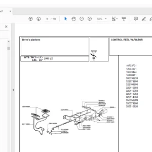 Laverda 2560 LX Agricultural Tractor Parts Manual - PDF DOWNLOAD