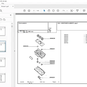 Laverda 2560 MCS Agricultural Tractor Parts Manual PDF