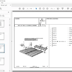 Laverda 296 lcs-ls Agricultural Tractor Parts Manual - PDF DOWNLOAD