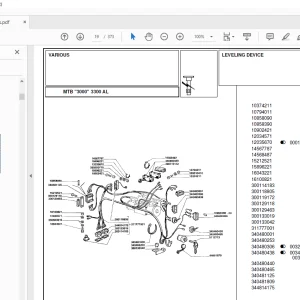 Laverda 3300 AL Agricultural Tractor Parts Manual - PDF DOWNLOAD