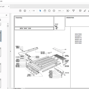 Laverda 3300 Agricultural Tractor Parts Manual - PDF DOWNLOAD