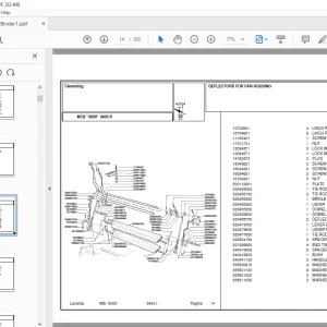 Laverda 3400 R Agricultural Tractor Parts Manual - PDF DOWNLOAD