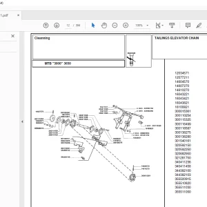 Laverda 3650 Agricultural Tractor Parts Manual - PDF DOWNLOAD