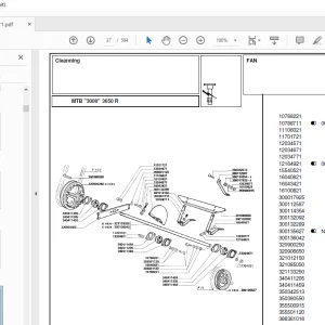 Laverda 3650 R Agricultural Tractor Parts Manual - PDF DOWNLOAD