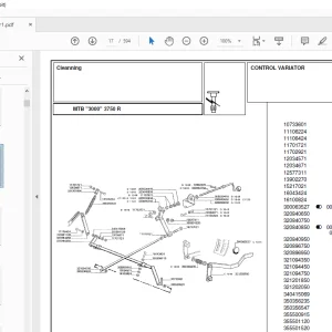Laverda 3750 R Agricultural Tractor Parts Manual PDF