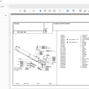Laverda 3850 Agricultural Tractor Parts Manual - PDF DOWNLOAD