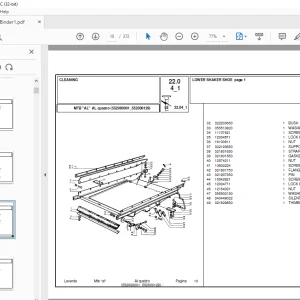 Laverda AL Quattro Agricultural Tractor Parts Manual 552000001-552000129 PDF