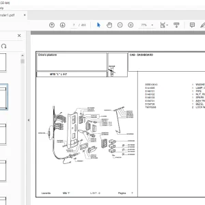 Laverda L517 Agricultural Tractor Parts Manual - PDF DOWNLOAD