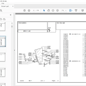 Laverda L521 Agricultural Tractor Parts Manual - PDF DOWNLOAD