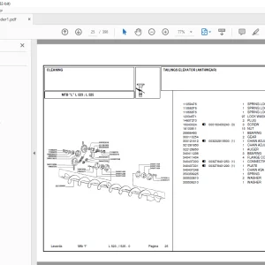 Laverda L523 L525 Agricultural Tractor Parts Manual - PDF DOWNLOAD 