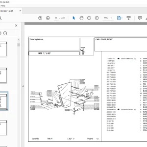 Laverda L627 Agricultural Tractor Parts Manual - PDF DOWNLOAD