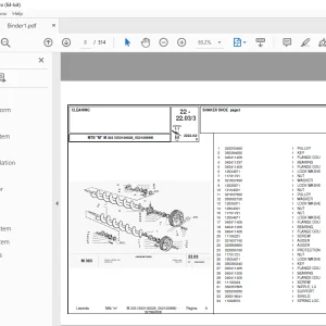 Laverda M303 Agricultural Tractor Parts Manual - PDF DOWNLOAD