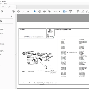 Laverda M304 LS Agricultural Tractor Parts Manual - PDF DOWNLOAD