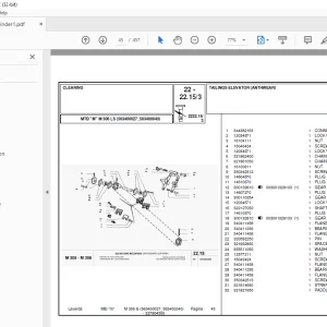 Laverda M306 LS Agricultural Tractor Parts Manual - PDF DOWNLOAD