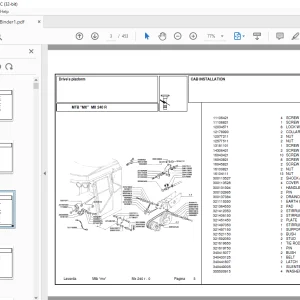 Laverda MX240 R Agricultural Tractor Parts Manual PDF
