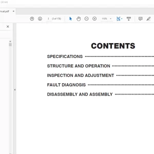 Sakai Asphalt Roller SW352 TW352 SW502 TW502 Service Manual PDF