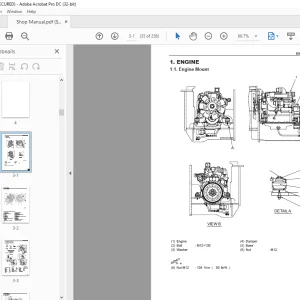 Sakai Asphalt Roller SW800-II/850-II Service Manual PDF