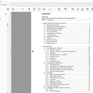 Sakai Asphalt Vibrating Roller SW774 Operation Manual - PDF DOWNLOAD