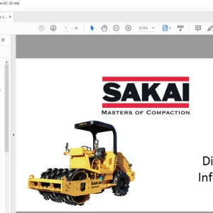 Sakai Soil Roller SV204 Diagnostic Information Manual