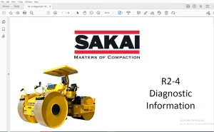 Sakai Asphalt Roller R2-4 Diagnostic Information - PDF DOWNLOAD