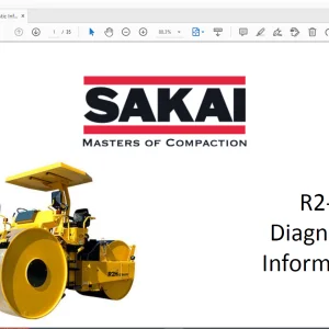 Sakai Asphalt Roller R2-4 Diagnostic Information - PDF DOWNLOAD